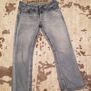 Mens blue denim Jean's by Express